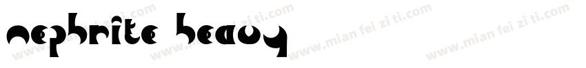 Nephrite Heavy字体转换